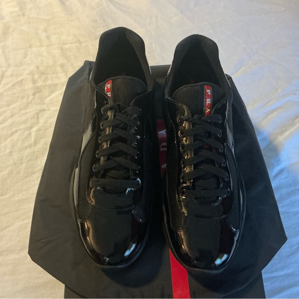 Prada Black Box with Red Accent